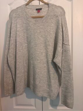 Lightweight Gray Crewneck Sweater